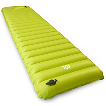 KOOLSEN Camping pad - Inflatable Air Mattress With Built in Pump For Camping Backpacking Hiking - Compact and Comfortable