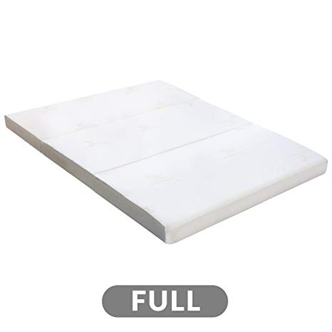 Milliard Tri Folding Mattress | Ultra Soft Washable Cover | Full {73" x 52" x 4"}