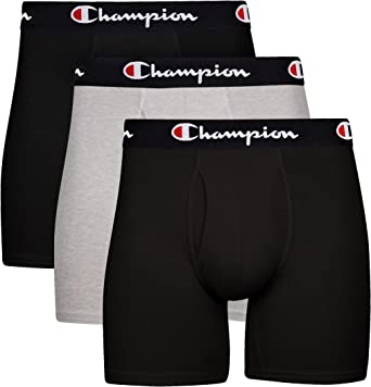 Champion Men's Cotton Stretch Boxer Brief