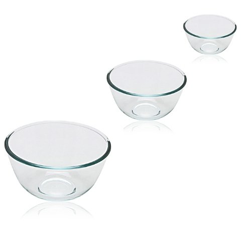 Pyrex Bowl Set, 0.5L/1.0L /2.0L, 3 Piece