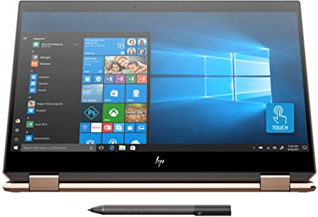 2019 HP Spectre x360 15t Touch 4K IPS NVIDIA GTX 1650 with 6 core 9th Gen Intel i7 9750H, 1TB SSD, 16GB,3 Years McAfee Internet Security, 2-in-1,Windows 10 PRO Upgrade Key,Worldwide Warranty(Dark Ash)