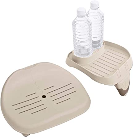 Intex Seat for Inflatable PureSpa Hot Tub   PureSpa Cup Holder & Tray Accessory