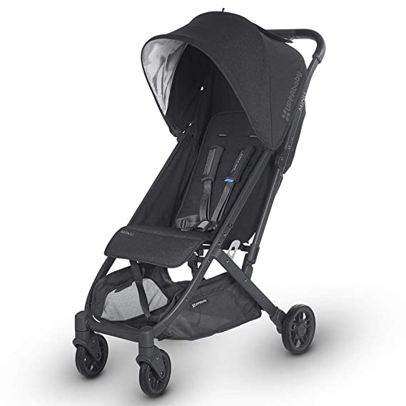 MINU Stroller/from Birth Kit - Jake (Black Melange/Carbon/Black Leather)