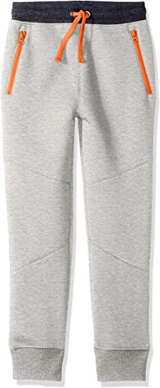 Amazon Brand - Spotted Zebra Boys' Zip-Pocket Fleece Jogger Pants