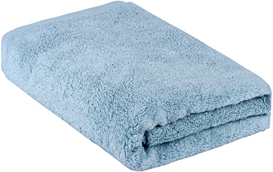 SEMAXE Blue Bath Towel Individual, Long-Staple Cotton Shower Towel, Absorbent and Soft Towel -55 x 27inch