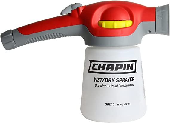 Chapin International G6015 Wet/Dry Hose-End Sprayer, Translucent