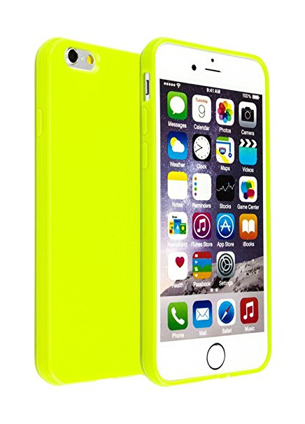 MINK - DECO Full Cover Rubber Case For iPhone 6 - 4.7" (Apple) - TPU Rubber Case [Impact Protection] [Slim] [Perfect Fit] - Moss Green