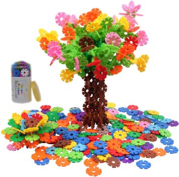 QIYO(TM) Brain Flakes Educational Building Toy for Fine Motor Skills Development for 3 Year Old