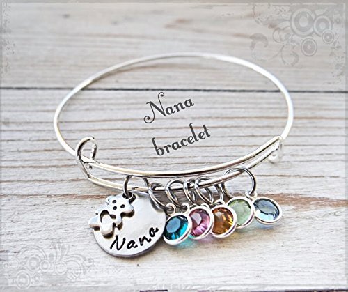 Nana Bracelet, Stamped Bracelet, Stamped Jewelry, Grandma gift, Grandma Bracelet, nana jewelry