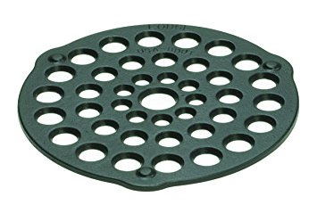 Lodge L8DOT3 8-Inch Logic Pre-Seasoned Cast-Iron Meat Rack/Trivet (Black)