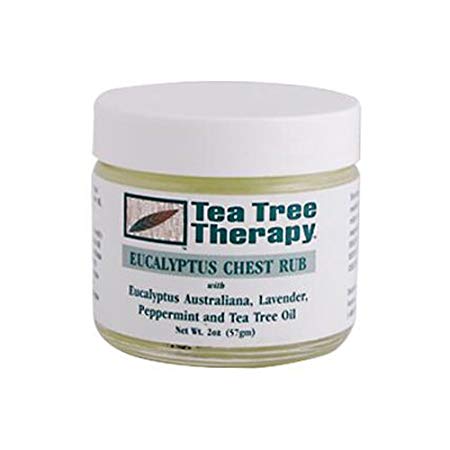 Tea Tree Therapy - Chest Rub, Eucalyptus 2 Oz ( 2-Pack)
