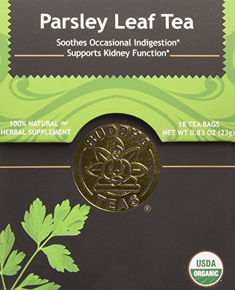 Parsley Leaf Tea - Organic Herbs - 18 Bleach Free Tea Bags