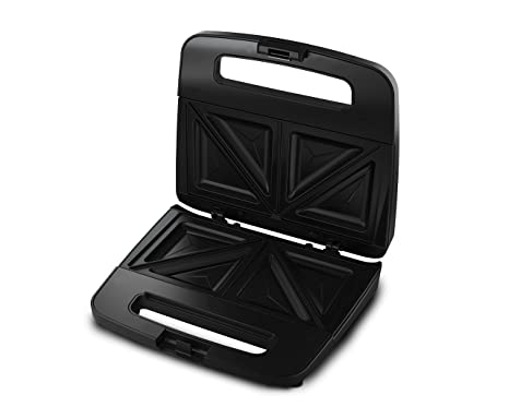 Philips HD2288/00 XL Sized Sandwich Maker, Black with Metallic Finish