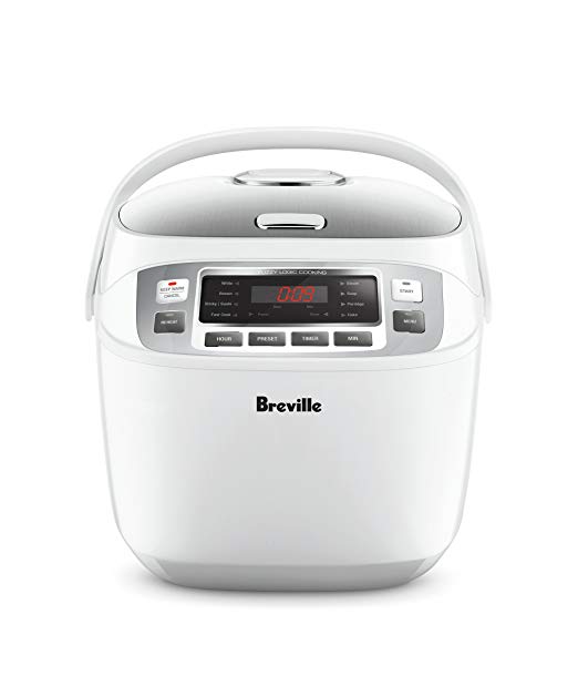 Breville The Smart Rice Box Cooker, White LRC480WHT