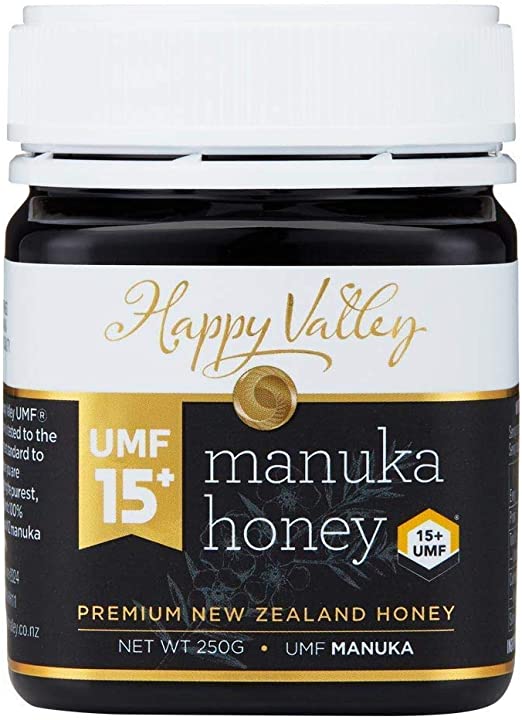 Happy Valley Certified UMF 15  (MGO 514 ) Genuine New Zealand Manuka Honey, 250g