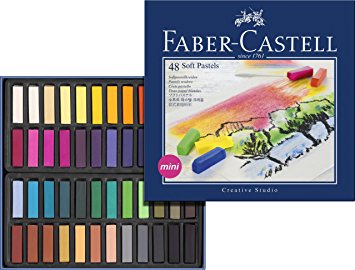 Faber-Castel FC128248 Creative Studio Soft Pastel Crayons (48 Pack), Assorted