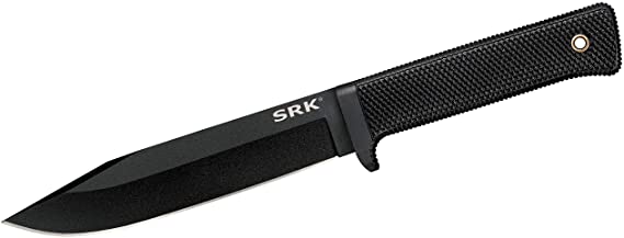 Cold Steel SRK Survival Rescue Fixed Blade Knife with Secure-Ex Sheath - Standard Issue Knife of the Navy SEALs, Great for Tactical, Outdoors, Hunting and Survival Applications