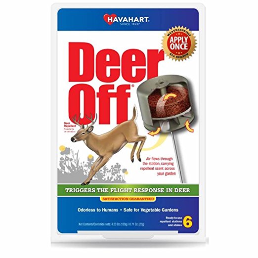 Havahart DO5600-6 Deer Off Weatherproof Deer Repellent, 6-Pack(2Pack)