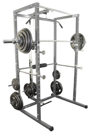 Power Rack with Lat Pull Attachment