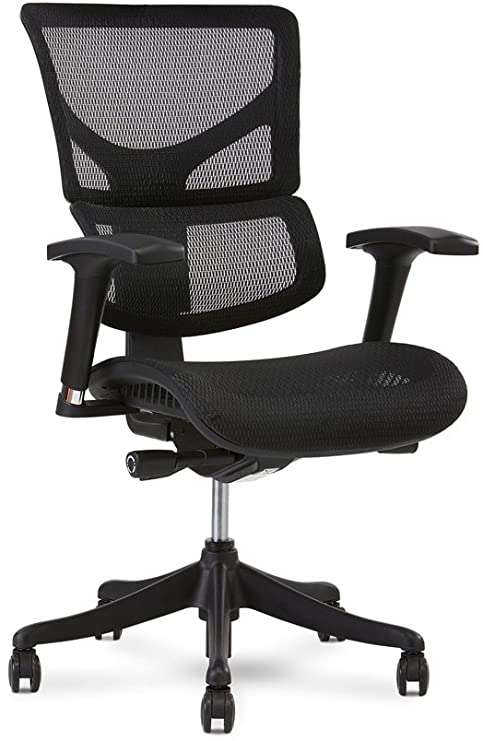 X Chair X1 Task Chair, Black Flex Mesh