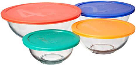 Pyrex 8 pc Mixing Bowl Set