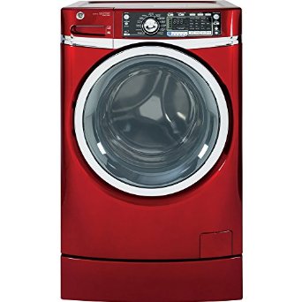 GE GFWR4805FRR 4.8 Cu. Ft. Red With Steam Cycle Front Load Washer - Energy Star