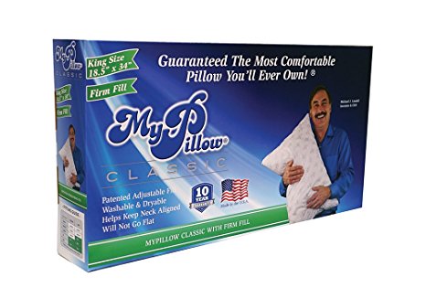 My Pillow Classic Series Bed Pillow, King Size, Firm