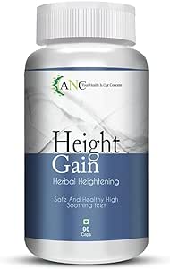 RS Height Gain Supplement with Ashwagandha 60mg Helps In Increase Height | Body Muscle Growth | Stamina & Strength 90 Capsules For Men & Women (Pack of 1)