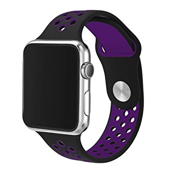 Apple Watch Band, Acytime Soft Silicone Sport Style Replacement Watch Strap for Apple Watch All Models 38mm