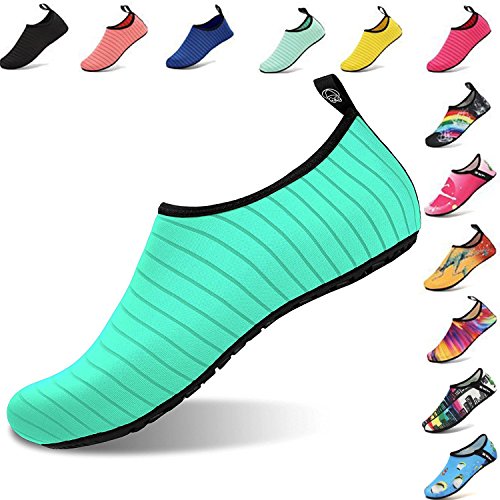 VIFUUR Water Sports Shoes Barefoot Quick-dry Aqua Yoga Socks Slip-on for Men Women Kids
