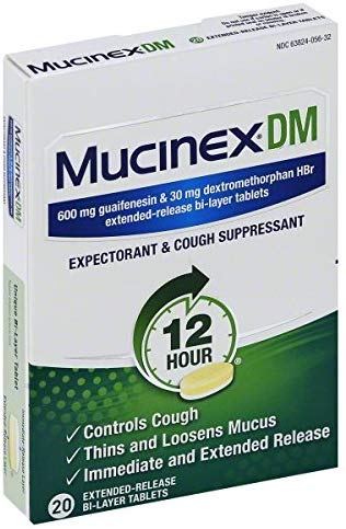 Mucinex Expectorant Suppressant Immediate Extended
