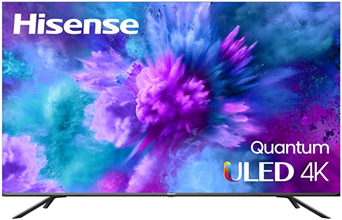 Hisense 55-Inch Class H8 Quantum Series Android 4K ULED Smart TV with Voice Remote (55H8G1, 2021 Model)