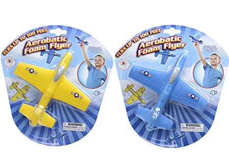 Aeromax Aerobatic Foam Flyer.  Safe and soft for indoor & outdoor use.  Soars underwater too!