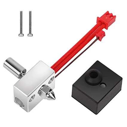 Creality Official Sprite Extruder Upgrade Heater Block Kit High Temperature 300℃ Titanium Heatbreak Plated Copper Nozzle Compatible with Creality Ender 3 S1/Ender3 S1 Pro/CR10 Smart Pro