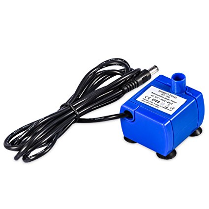 Silent New Generation Submersible Electric Water Pump 5.9ft Long Cable Low Power Consumption Motor Compatible for YOUTHINK Pet Fountains,Blue