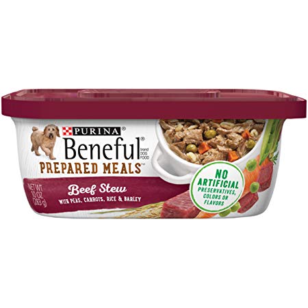 Purina Beneful Prepared Meals Adult Wet Dog Food - (8) 10 oz. Tubs