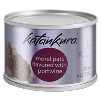 Katankura Morel Mushrooms Pate Flavored with Black Truffle or Port wine 125ml (4.22oz)