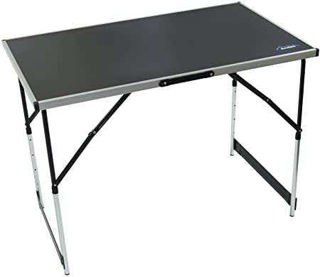 Andes Adjustable Aluminium Folding Camping/Picnic/BBQ Party Table