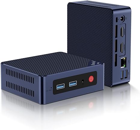 Beelink Mini S12 Pro Mini PC, Intel 12th Gen Alder Lake- N100(up to 3.4GHz), 16GB DDR4 RAM 500GB PCIe SSD, Desktop Computer Support 4K Dual Display/USB3.2/WiFi 6/BT5.2/Gigabit Ethernet for Home/Office