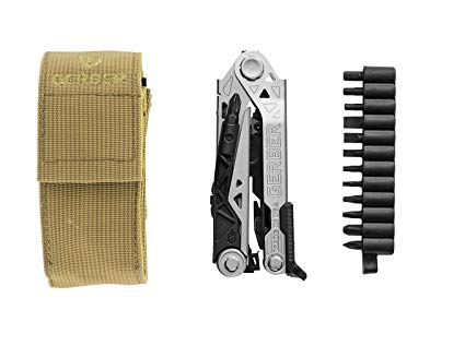 Gerber Center-Drive Multi-Tool | Bit Set, Coyote Brown US-Made Sheath [30-001407]