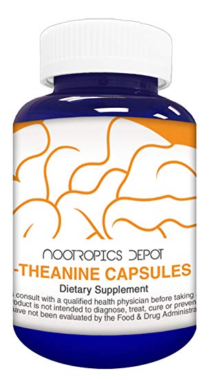 L-Theanine Capsules 200mg (180 Count) | Promotes Relaxation | Supports Healthy Stress Levels   Sleep Cycles | Promotes Cognitive Function   Focus | Amino Acid Supplement