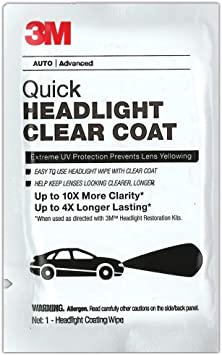 3m 3M-32516 Headlight Clear Wipes 40/bx