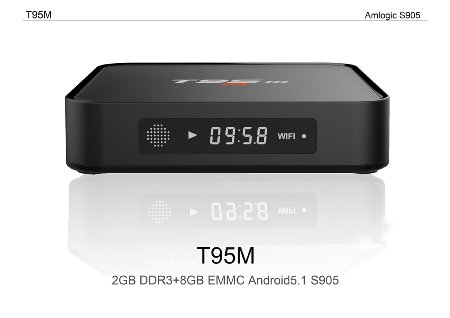 2016 New Model T95M Android Tv Box Android 5.1 Kodi 16.0 Pre-installed 4k*2k 1GB DDR3 RAM 8GB HDMI WiFi Smart Streaming Media Player