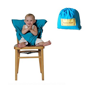 Ghaziman Baby Portable High Chair Travel Highchair Safety Harness Foldable Baby Easy Seat