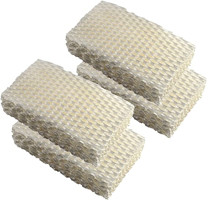 HQRP 4-Pack Humidifier Wick Filter Compatible with ProCare PCCM-832N PCCM-840 Cool Mist Humidifier, AC813 PCWF813 PCWF813-24 Replacement