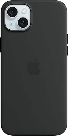 Apple iPhone 15 Plus Silicone Case with MagSafe - Black