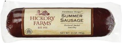 Hickory Farms Summer Sausage Hardwood Smoked
