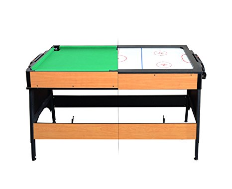 Billiard and Air Hockey Table, 2 in 1 Midsize Game Table