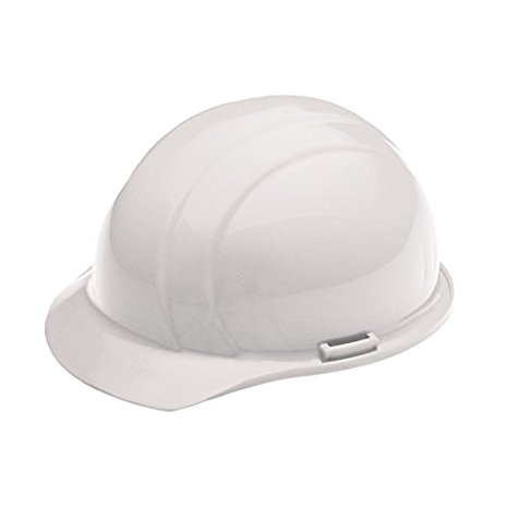 ERB 19761 Americana Cap Style Hard Hat with Slide Lock, White