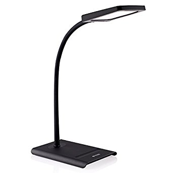 TROND Eye-Care LED Desk Lamp (10W, 3 Adjustable Color Temperatures, 7-Level Dimmable, Memory Function, Flexible Gooseneck, Flicker-Free)